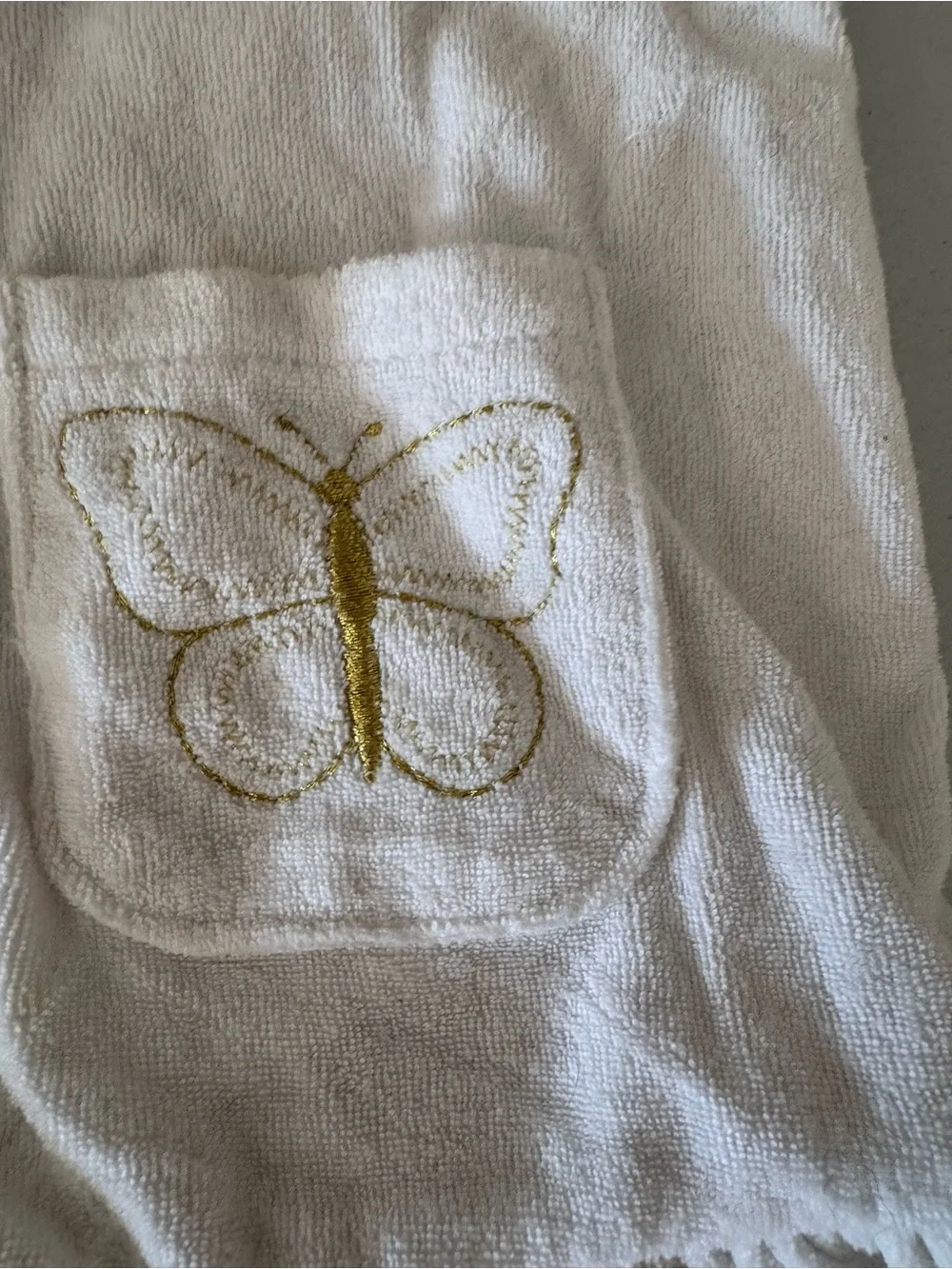 Flapsoodle White Girl Zip Dress,cover up with Butterfly Pockets, swim, resort